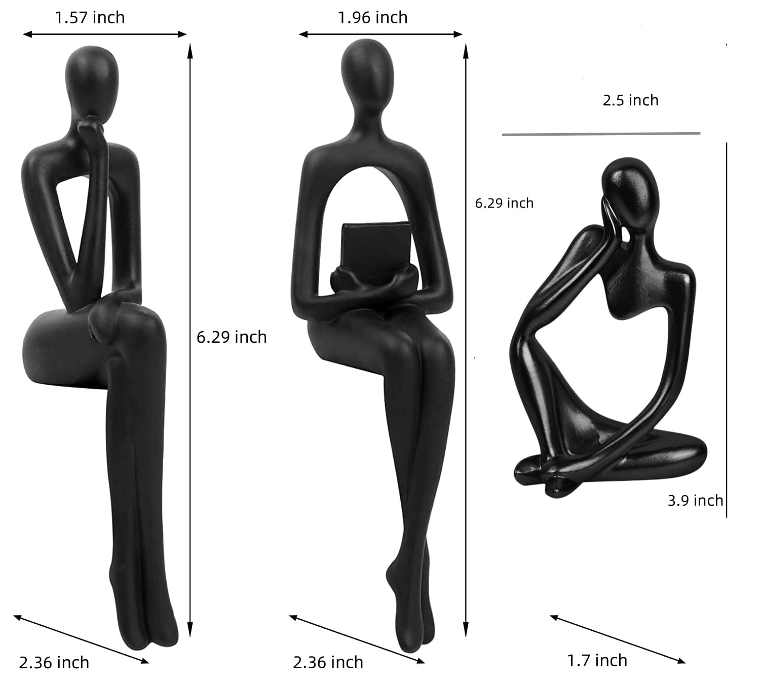 Thinker Statue - Resin Set