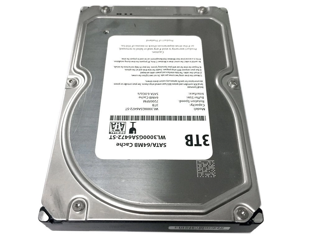 WL 3.5" 7200rpm 64MB SATA 60Gb/s - 3TB