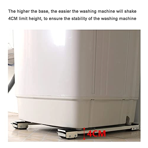 Washing Machine Base - Silver Adjustable 45-70cm