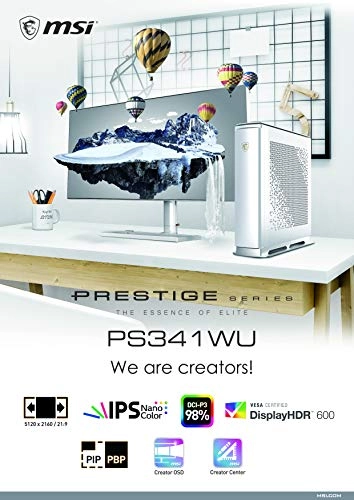 Prestige PS341WU - 9S6-3DA19A-013 34 Inches 5120x2160