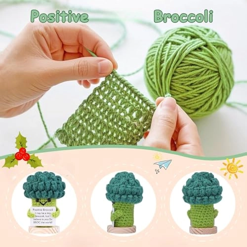 Crochet Doll Broccoli - 1 - 1 months 1 piece