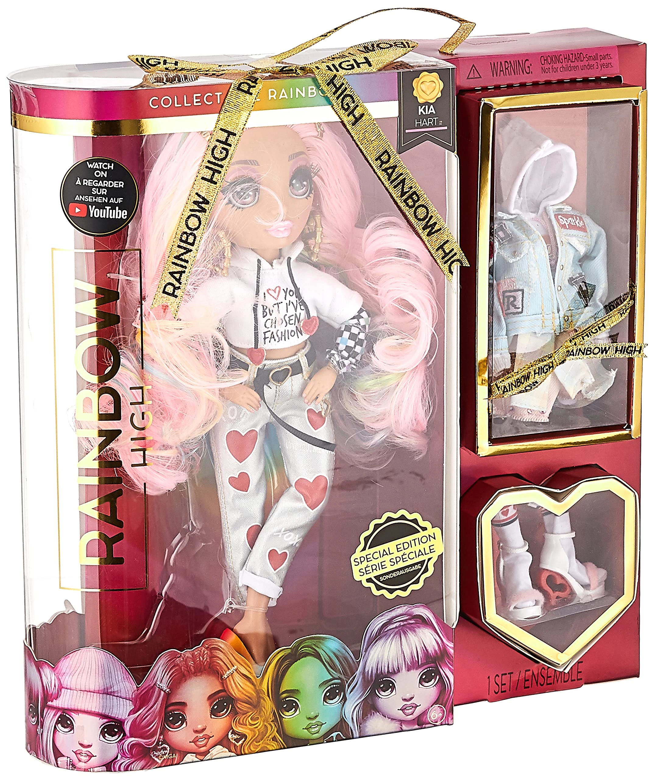 Rainbow High Kia Hart Fashion Doll - Special Edition Multicoloured Hair Ages 5+