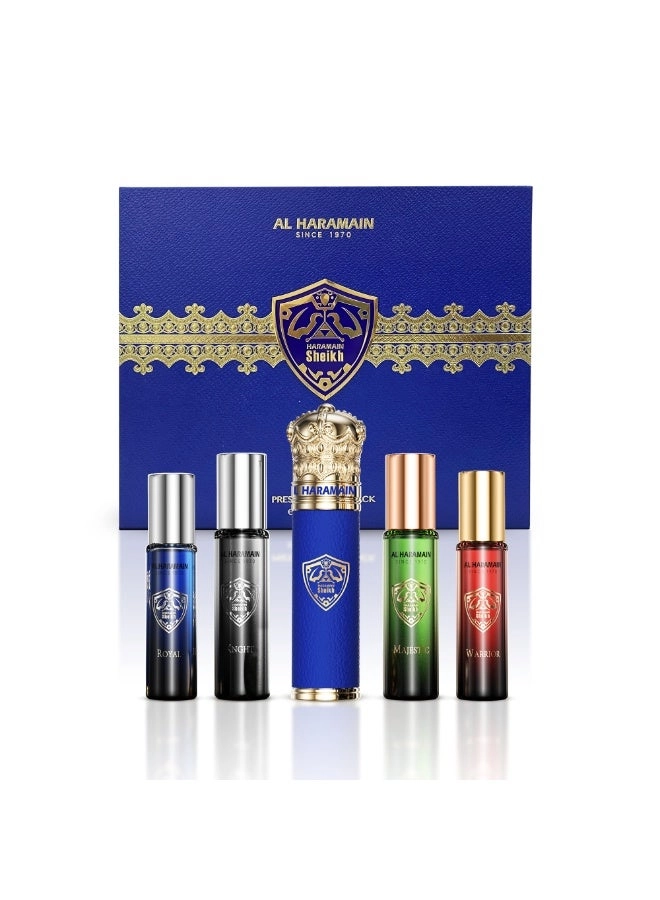 Sheikh Royal + Sheikh Warrior + Sheikh Majestic + Sheikh Knight - Extrait de Parfum 4 piece(s)