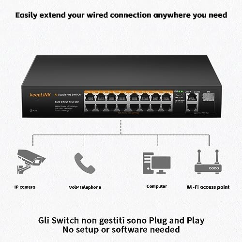 Ethernet Switch 18-Ports