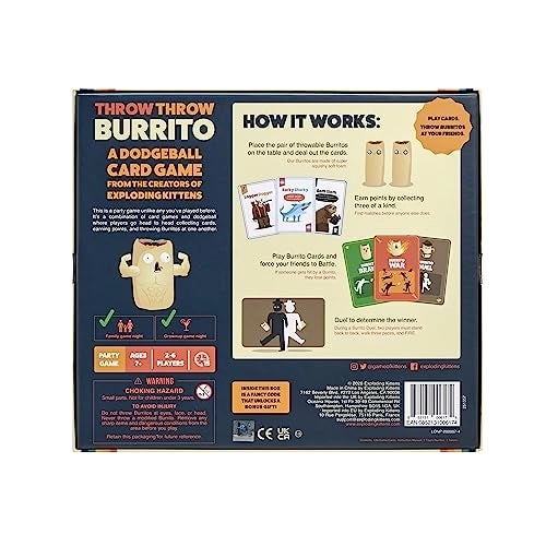 Throw Throw Burrito - 129 Adult,Teen,Kid English