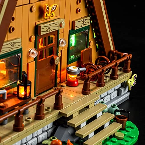 Led Lighting Kit for A-Frame Cabin (LEGO-21338)