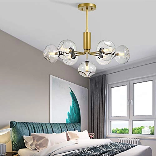 Molecular Chandelier - G9 Copper and glass 90*27*30cm