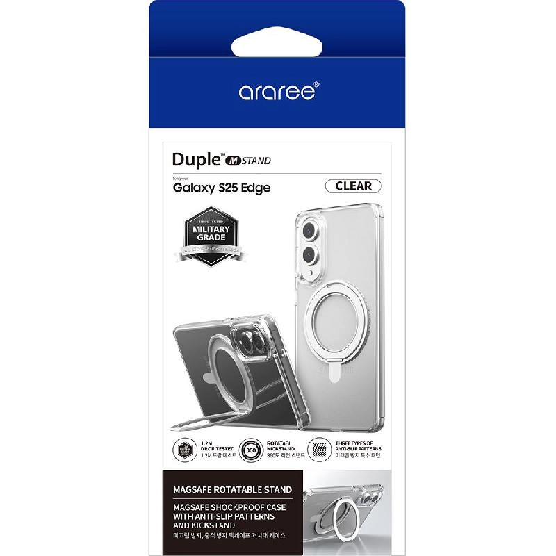 DUPLE M STAND Back Cover with MagSafe for iPhone 16 Pro