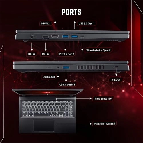 Nitro V - 15.6'' 1000GB 16GB Core i7-13620H