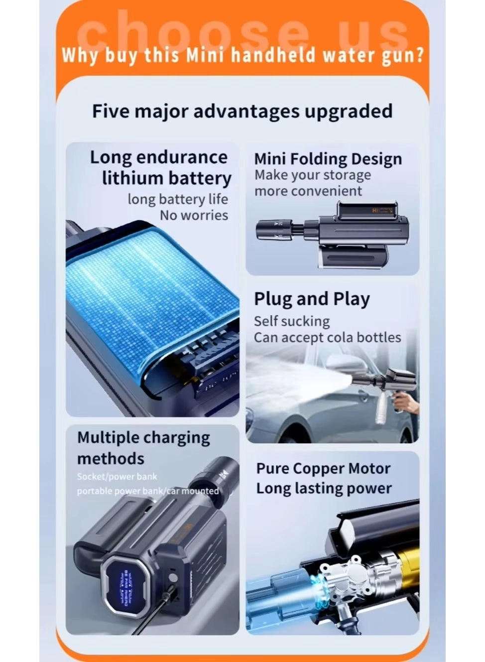 X9 - 5-in-1 Cordless Type-C