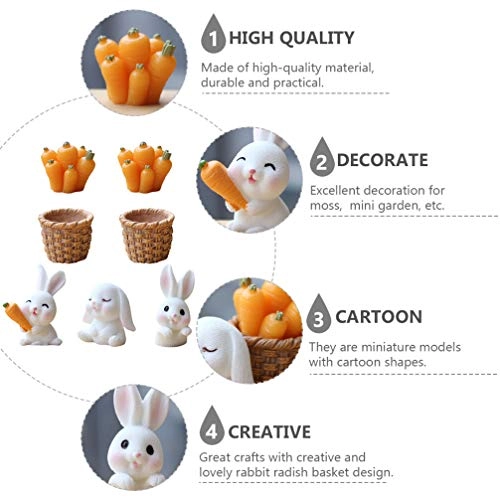 Miniature Bunny Figurines - Resin Collection