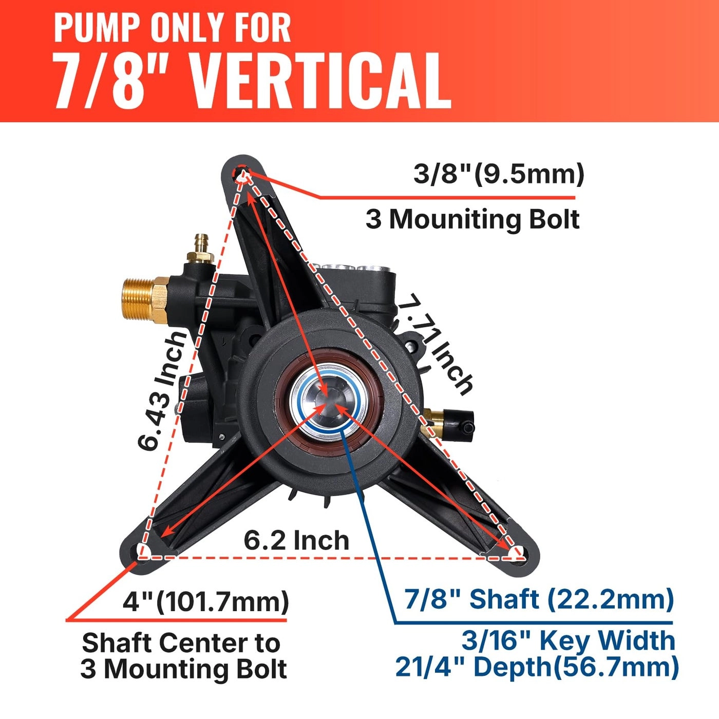 Vertical Pressure Washer Pump