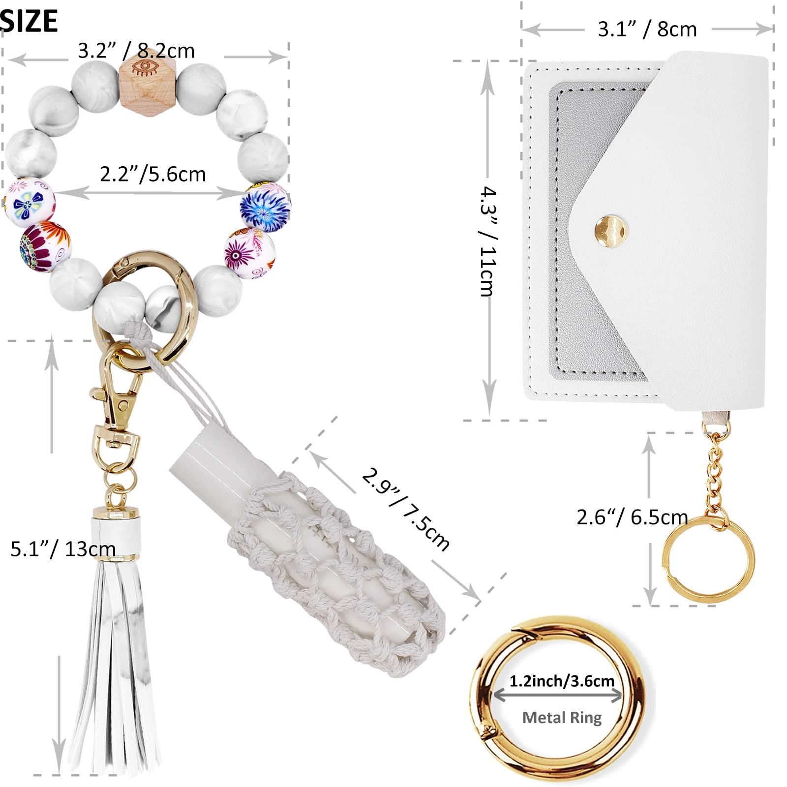 Silicone Key Ring Bracelet - Car