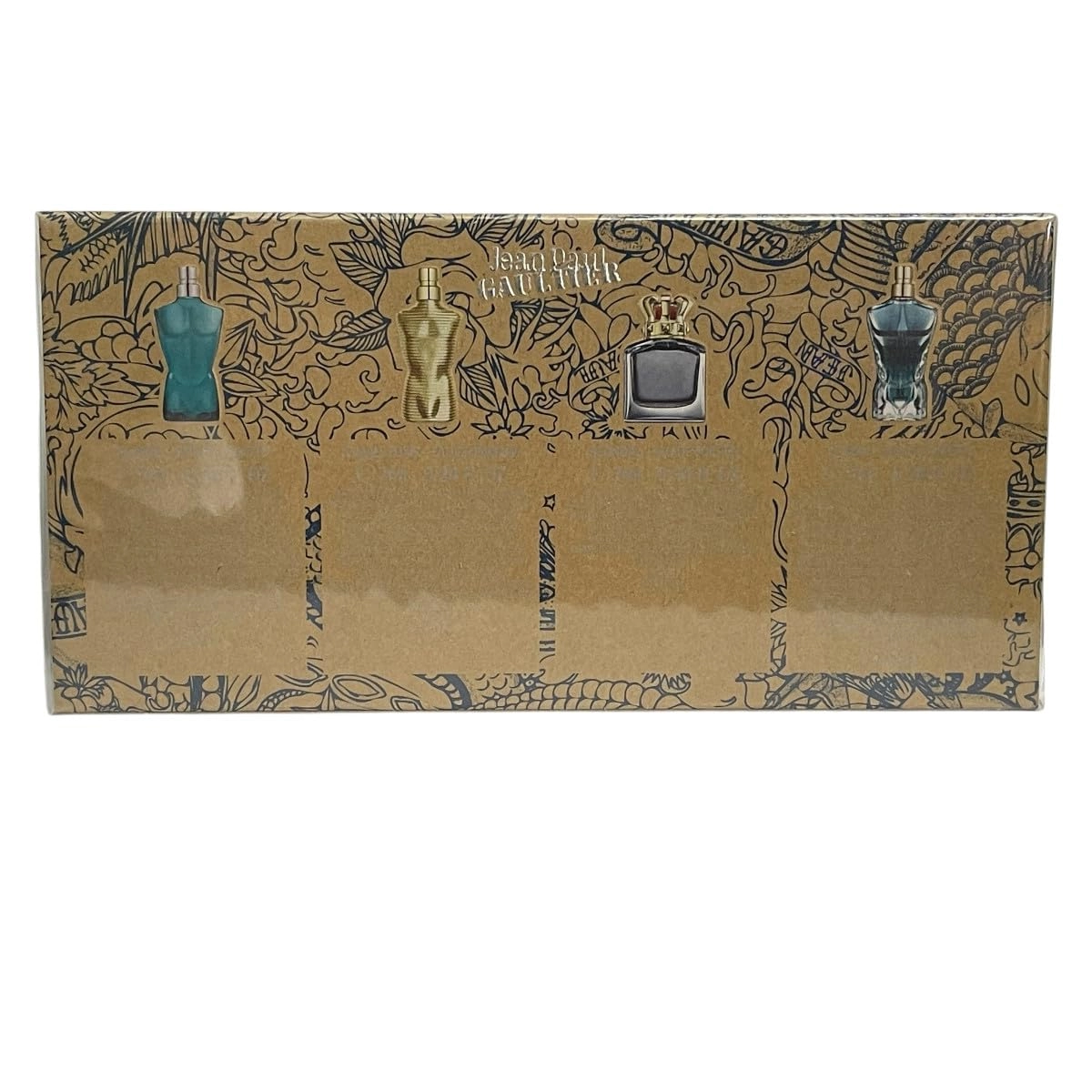 Jean Paul Gaultier Le Male - 0.24 Oz + Le Male Elixir - 0.24 Oz + Scandal - 0.24 Oz + Le Beau - 0.24 Oz