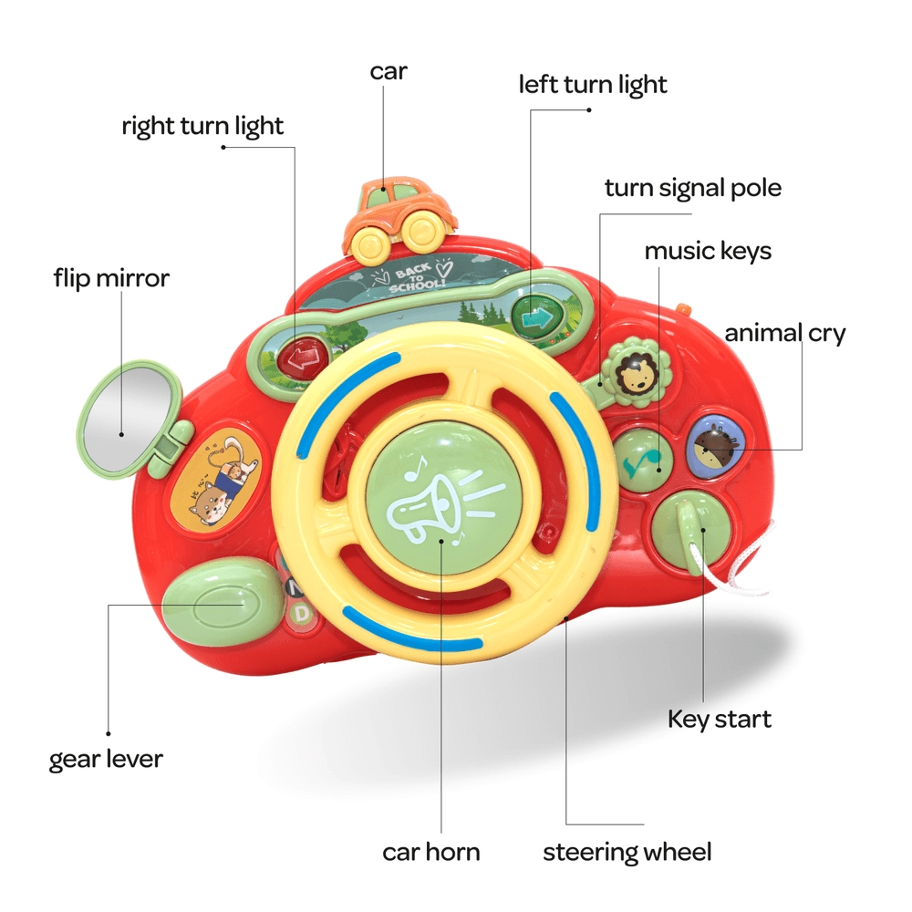 Toddler Steering Wheel Toy - 18 months and up