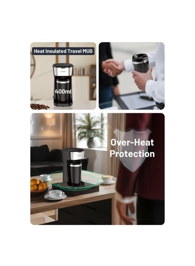 Portable Mug Burr Grinder Coffee Maker 7834953558010