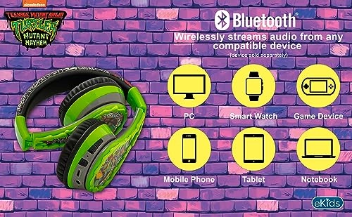 Teenage Mutant Ninja Turtles - Wireless Headphone