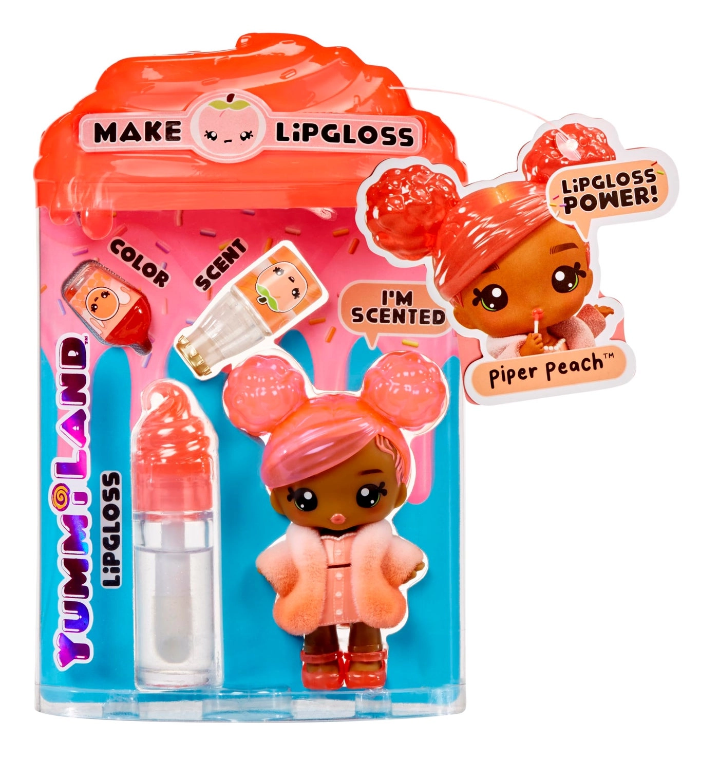 Piper Peach Doll + Lipgloss Pet - Ages 4+