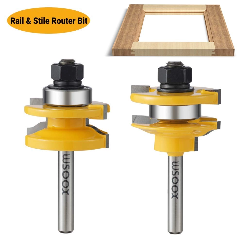 Router Bit Set - 1/4-Inch Shank 3 PCS