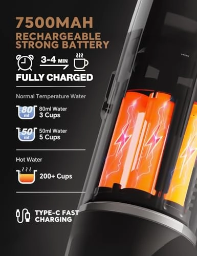 Portable Espresso Maker - 80 ml Capsule Coffee Maker Espresso Maker