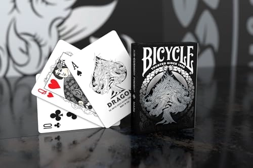 Playing Cards - Dragon - Silver Foil Air Cushion Finish