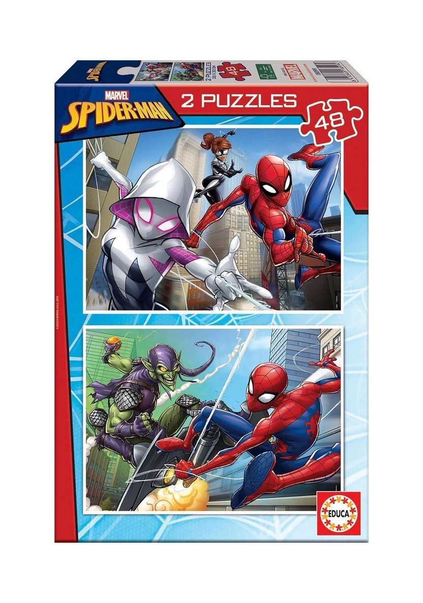 Educa 2-in-1 Spider-Man Puzzle (RTT-18099) - 96 pcs