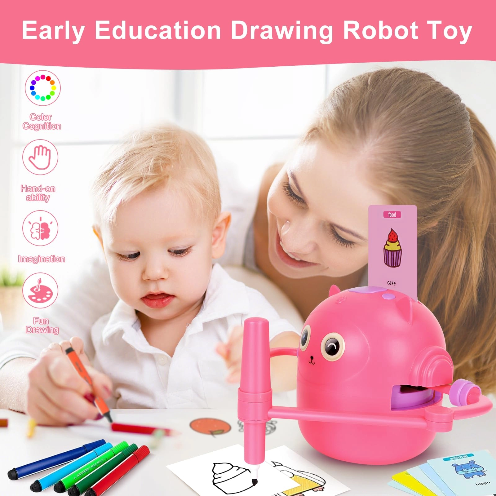 drawing robot - 3+ 1 pieces