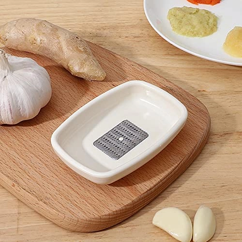 Mini Food Grinder - Portable Hand-Powered White