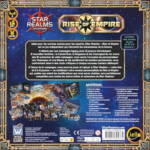 Star Realms: Rise of Empire - Deckbuilding Game + Bottle Opener (French)