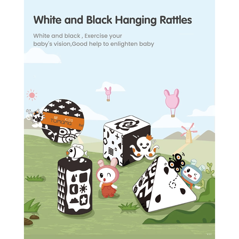 Hanging Rattle Set - Suitable for 3 months and above 4pcs