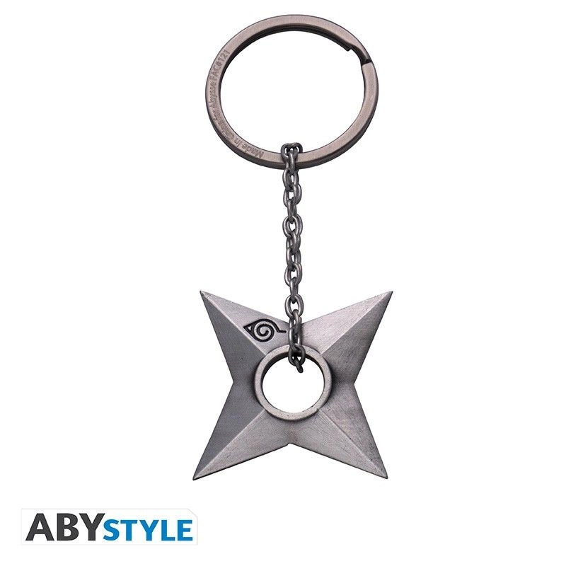 Shuriken Konoha 3D Keychain - Naruto Shippuden