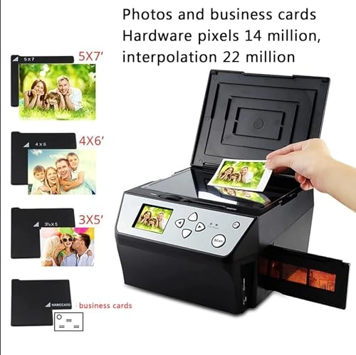 Film and Slide Scanner - 22 MP 4.3” LCD 35mm