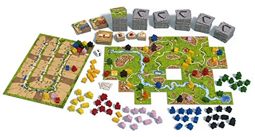 Carcassonne: Official Version - River and Lord Mini-Expansions (English, Arabic)