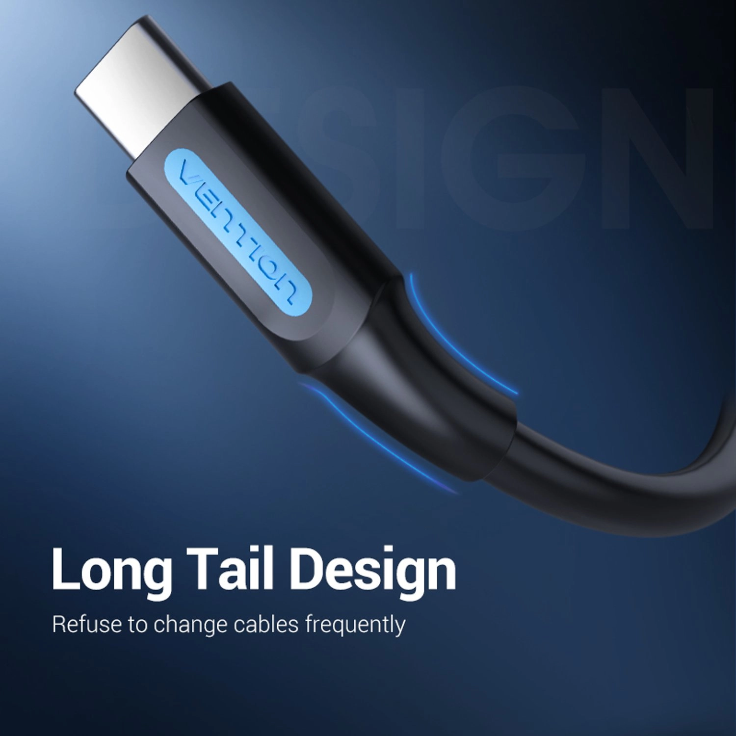 USB 2.0 A Male to C Male Cable USB-A to USB-C 1m