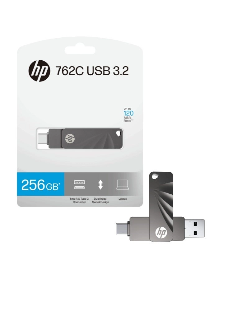 762C - USB 3.2 USB-A USB-C 256GB