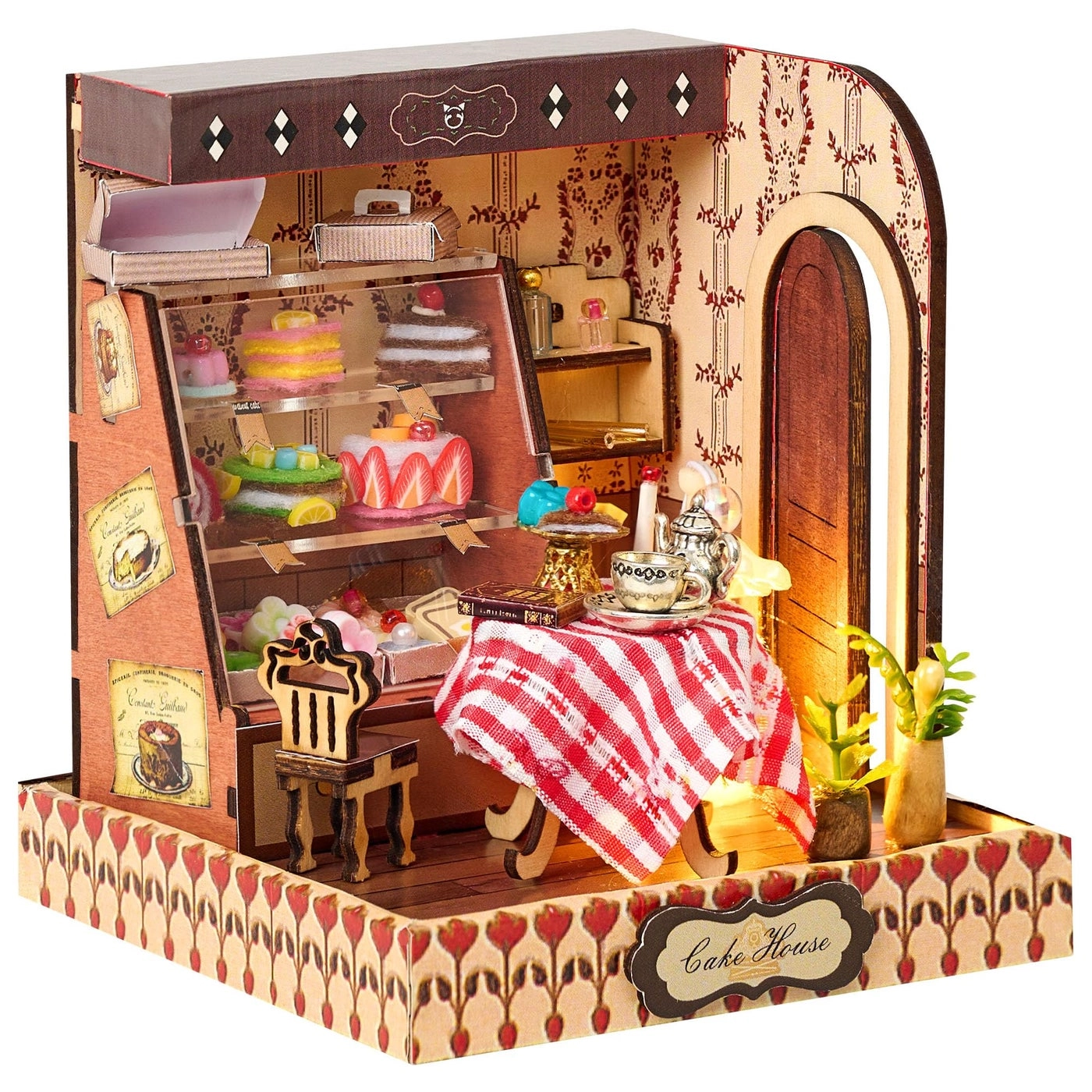 DIY Miniature House Kit - Dessert Corner