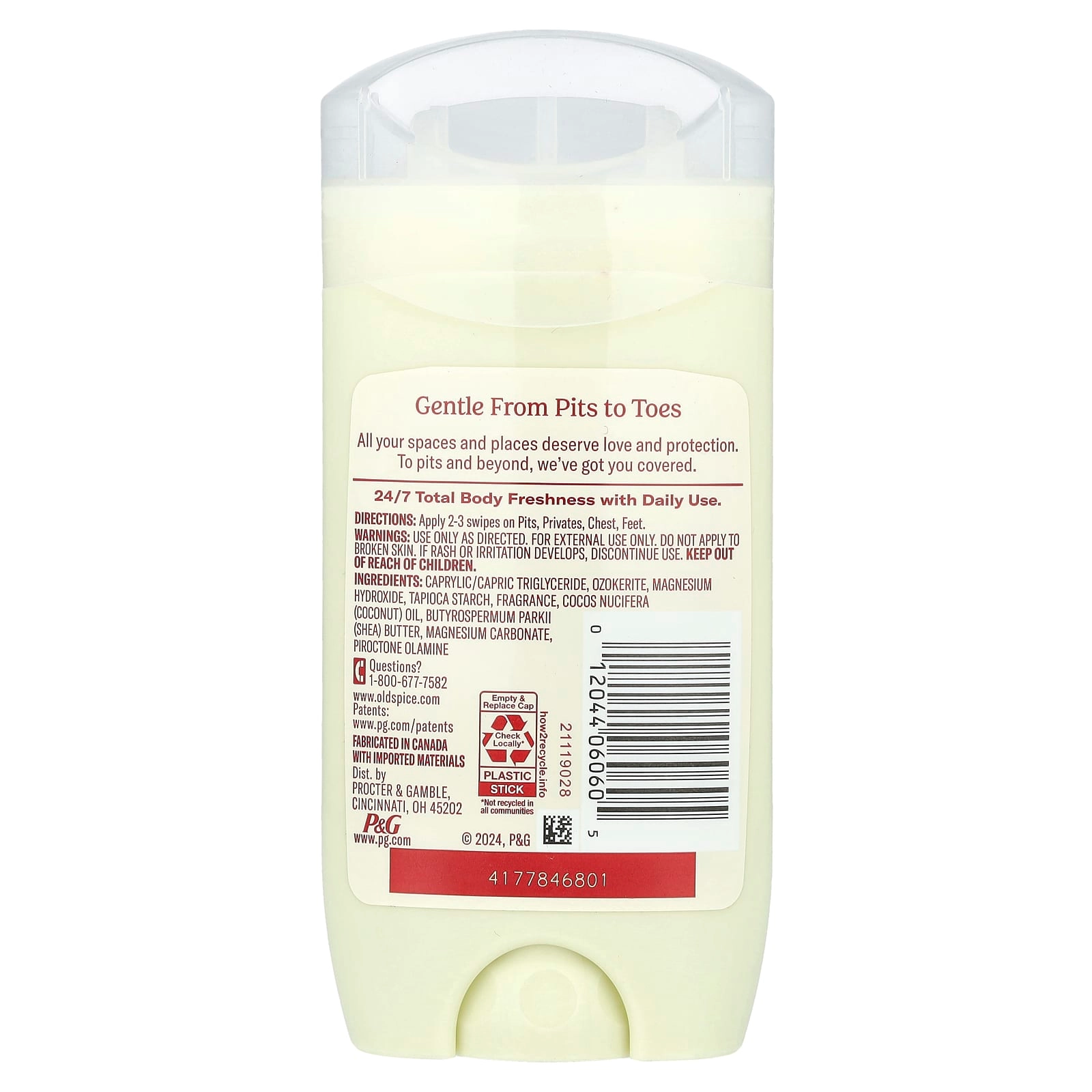 Aluminum Free Deodorant - Fiji with Palm Tree 3.0 Ounce