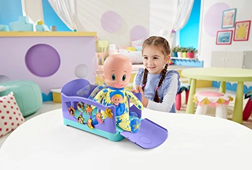 Cuquin Doll - Jumps into his crib Emits more than 20 sounds and phrases Ages 24 Months+