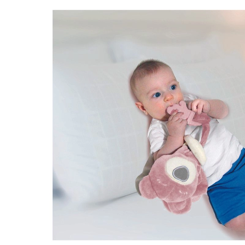 Sleep Teddy Bear Teether - thermoplastic polyurethane
