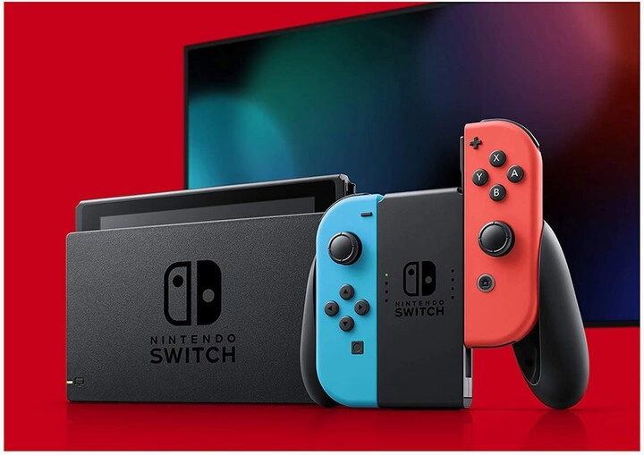 Switch - Extended Battery Neon Red/Neon Blue