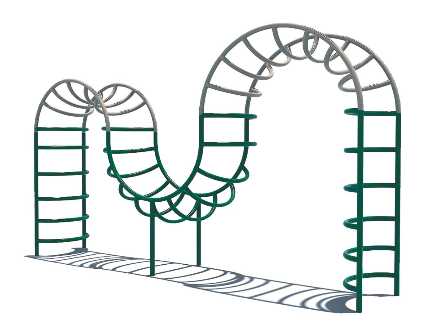 Rainbow Toys RW-13119 - Outdoor Monkey Bar 430×75×260cm