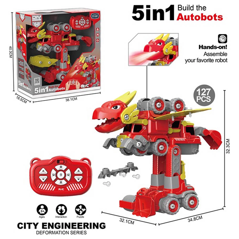 Dinosaur Robot Vehicle - 133pcs