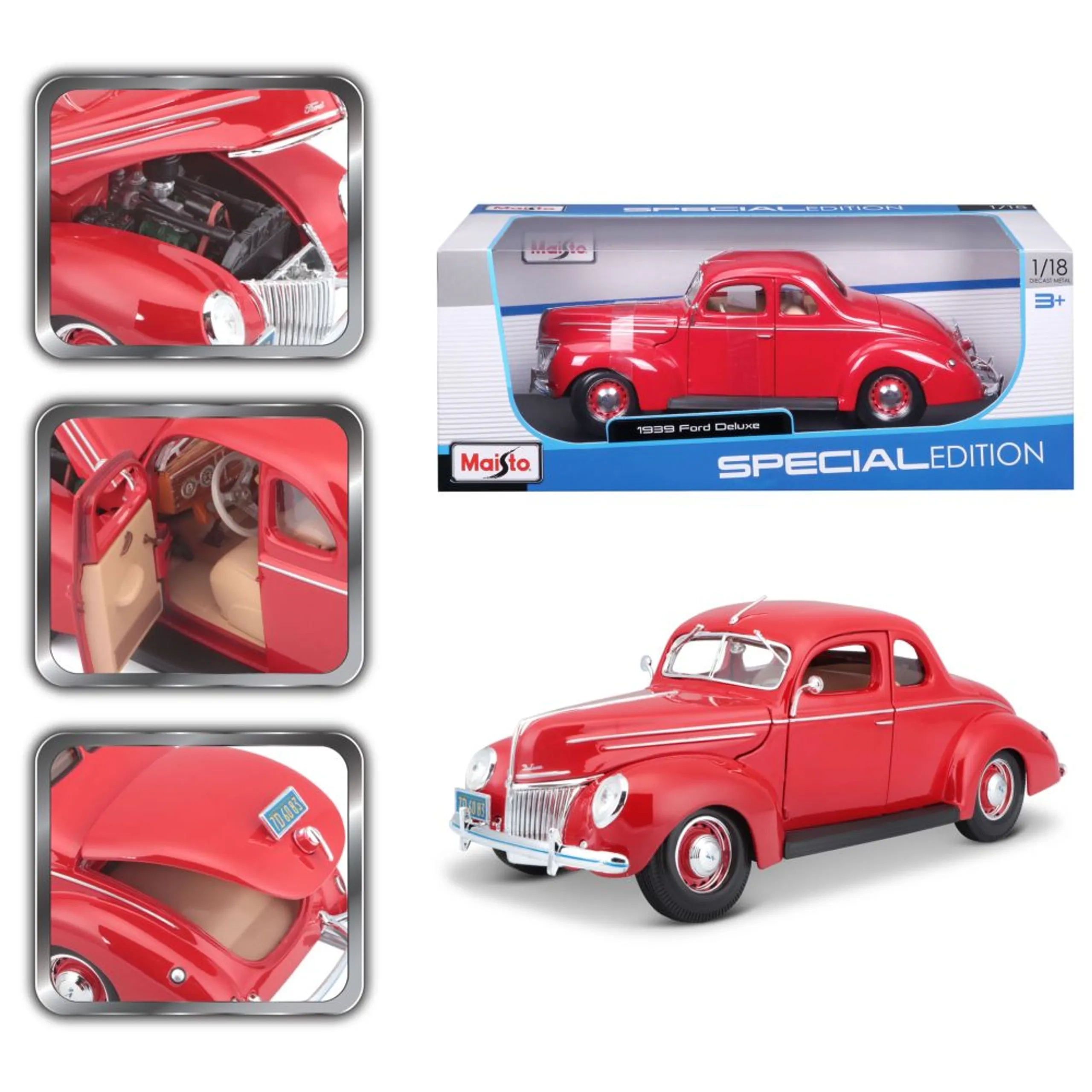 1939 Ford Deluxe Coupe - 1:18