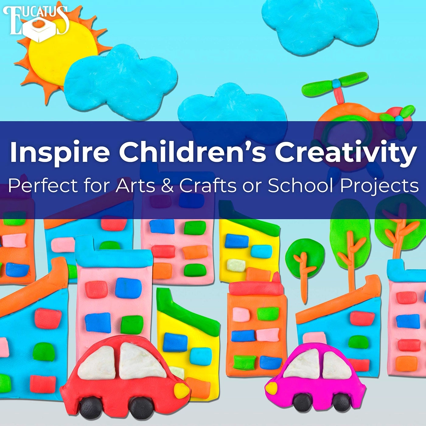 Modeling Clay - Extra Soft Endlessly Reusable Non Toxic 10 pcs.