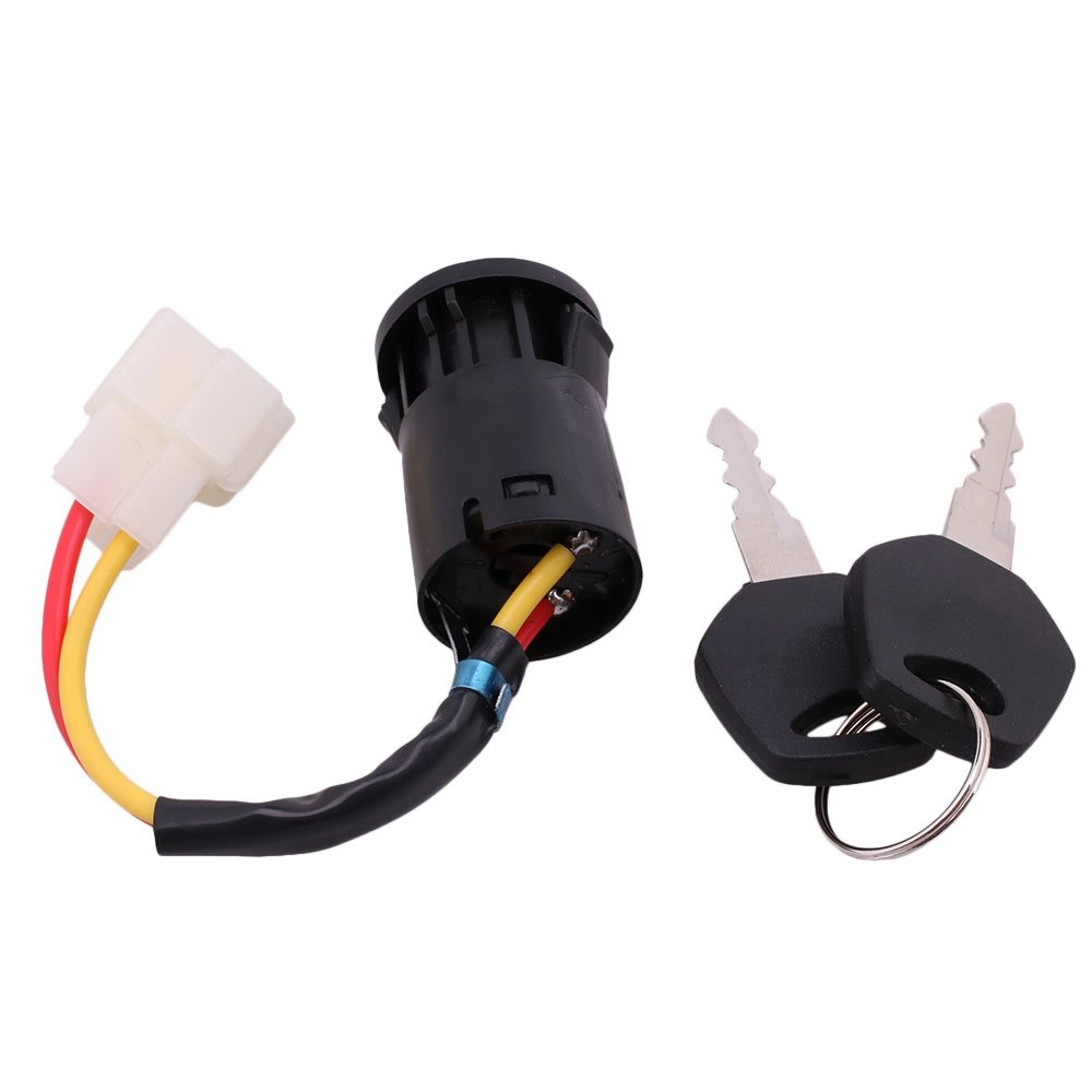 Ignition Key Switch - 2 Wires 12V