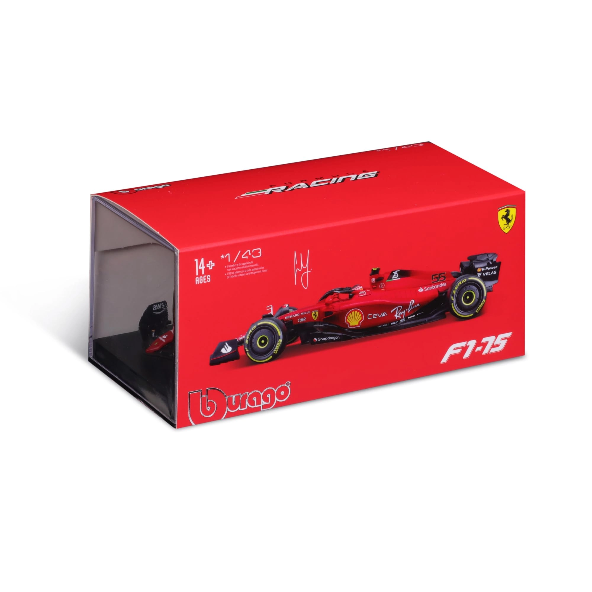 F1-75 - 1:43 Die-Cast Alloy