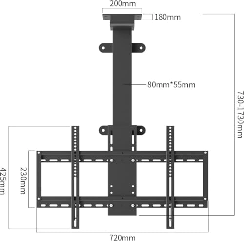 Ceiling TV Mount - 50kg 26-70 inch