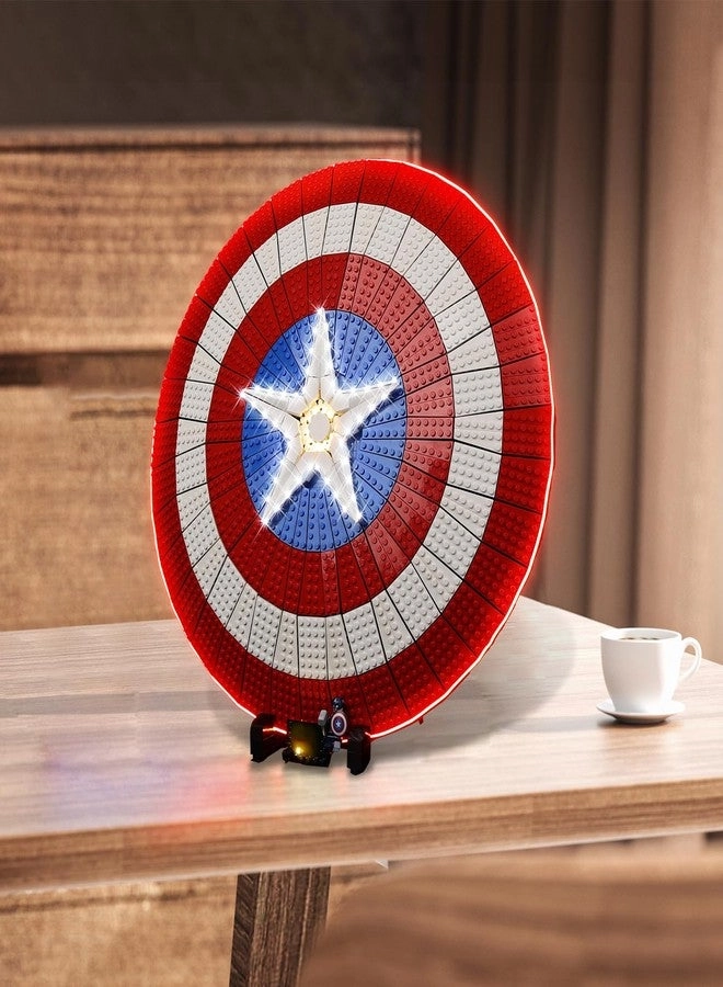 LED Light Kit - Compatible with Lego Marvel Captain America's Shield 76262 Light Only RC Version