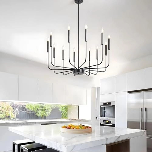 Modern Golden Chandelier - 36 cm