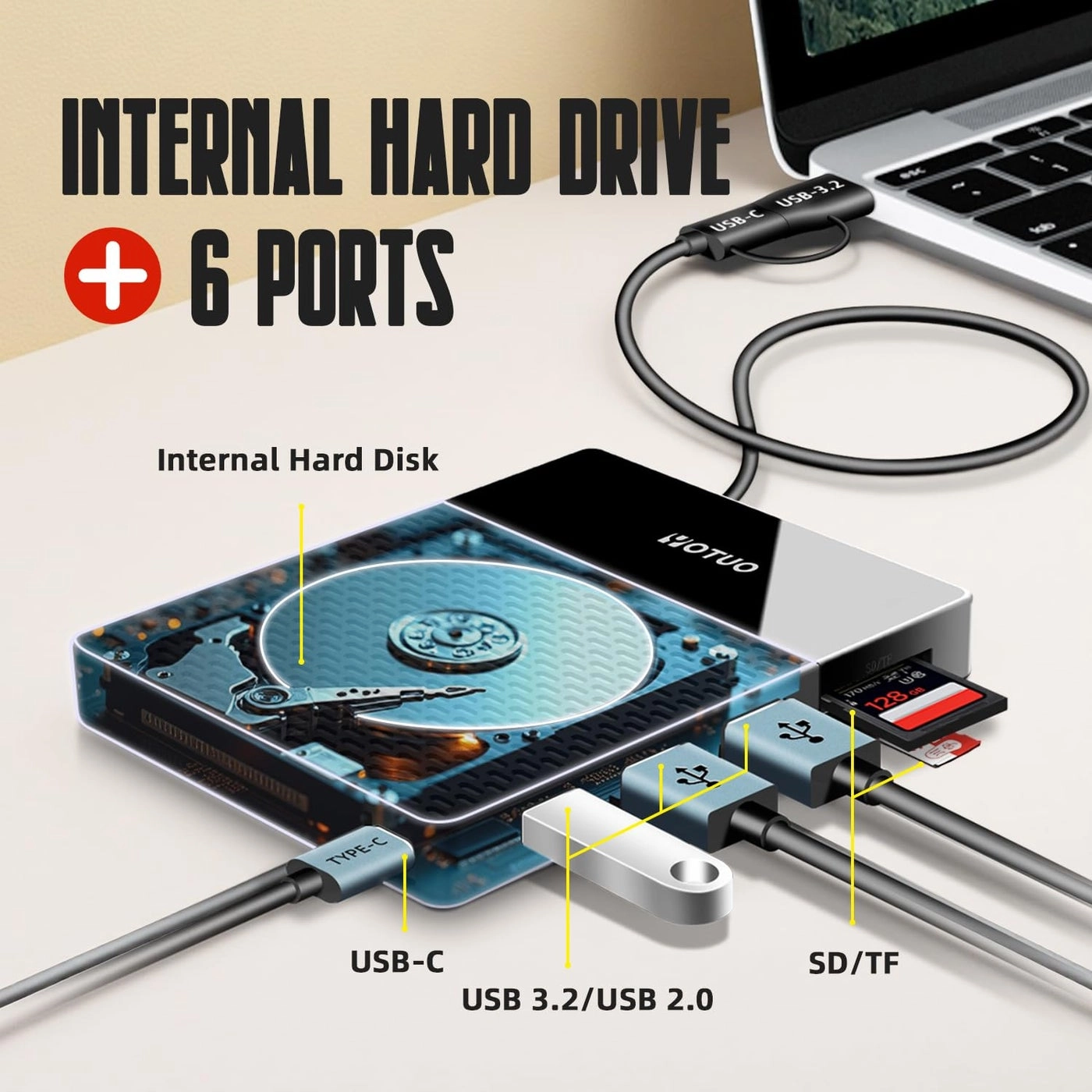 Docking Station - 1TB Silver USB-C